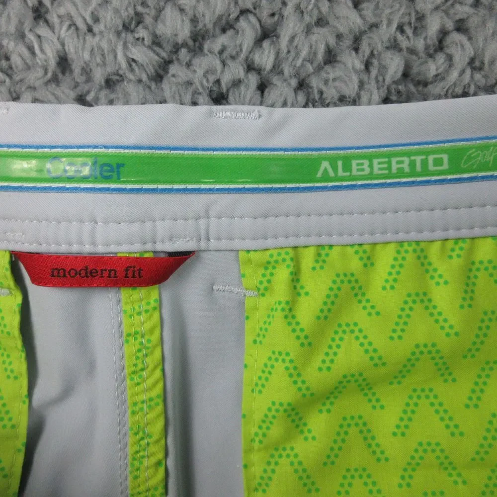 Alberto Shorts Mens 54 US 38 Blue Modern Fit 3xDRY Cooler Golf Chino 38x13* '
